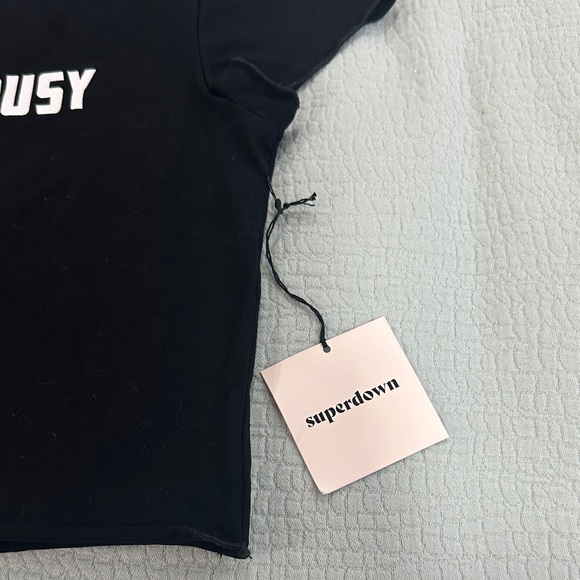 superdown Black Crop Top - Picture 3 of 5